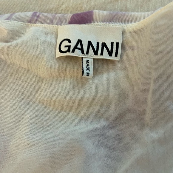 GANNI Shirt with Rouches (S) - Picture 8 of 10